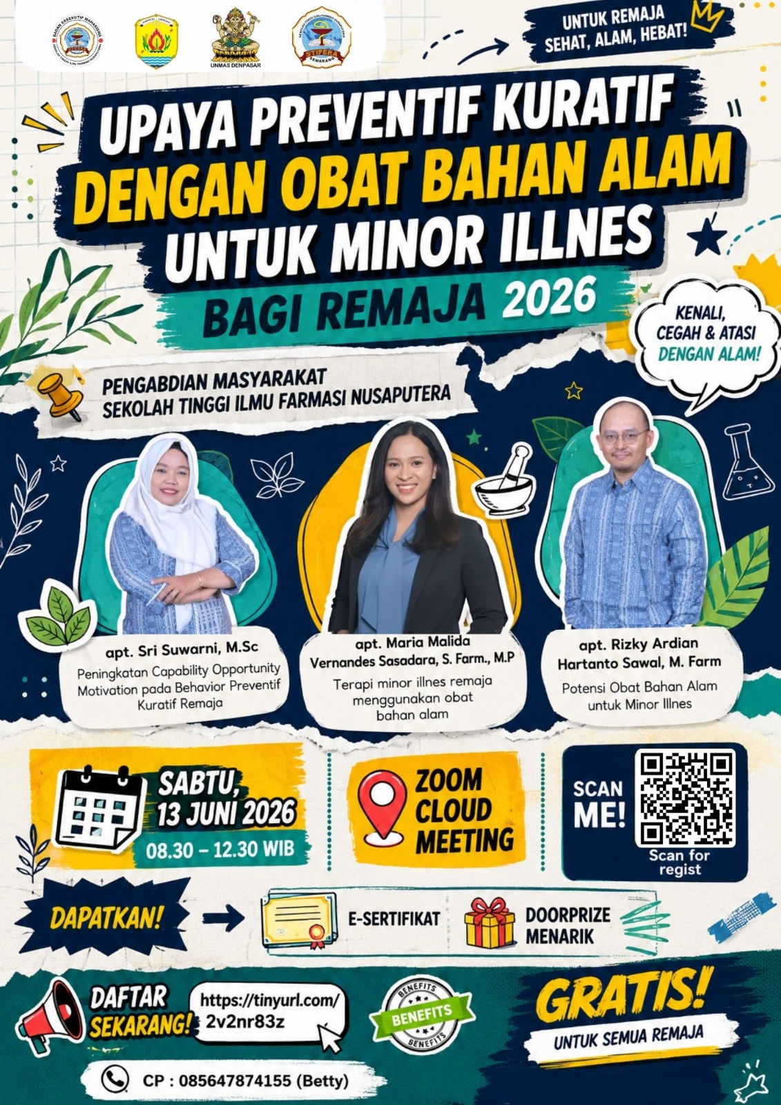 Upaya Preventif dan Kuratif dengan Obat Bahan Alam untuk Minor Illness bagi Remaja Tahun 2026