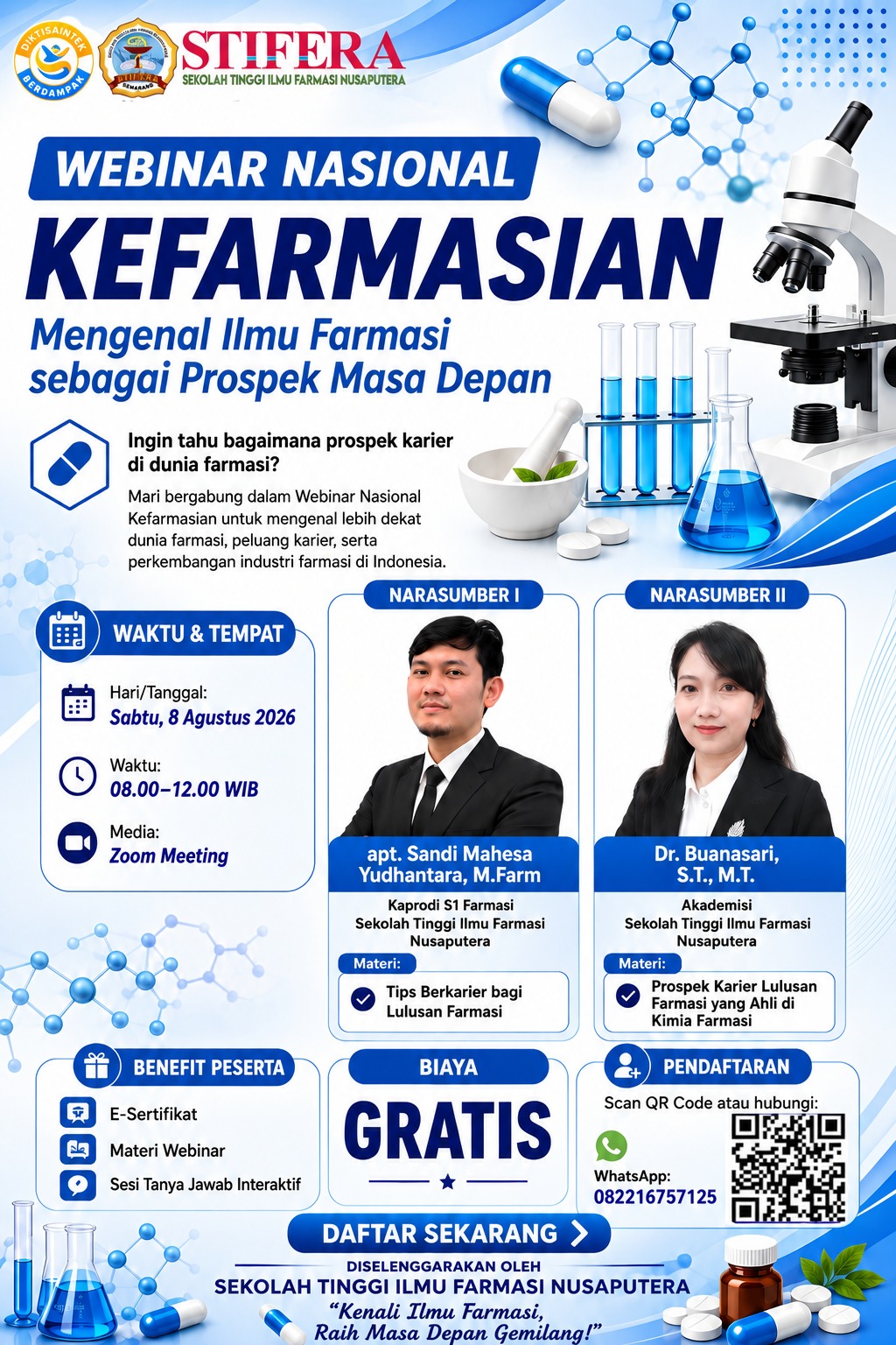 STIFERA Gelar Webinar Nasional Kefarmasian